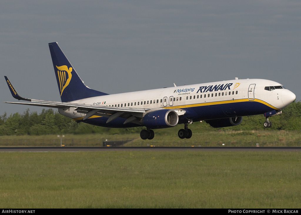 Aircraft Photo of EI-CSV | Boeing 737-8AS | Ryanair | AirHistory.net #37904