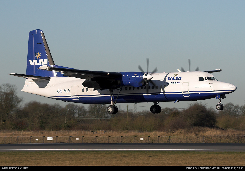 Aircraft Photo of OO-VLV | Fokker 50 | VLM Airlines | AirHistory.net #37934