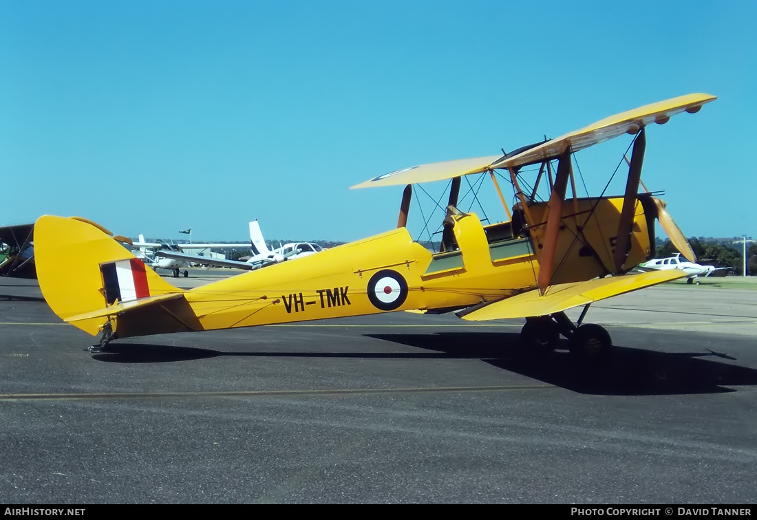 Aircraft Photo of VH-TMK | De Havilland D.H. 82A Tiger Moth | UK - Air Force | AirHistory.net #37940