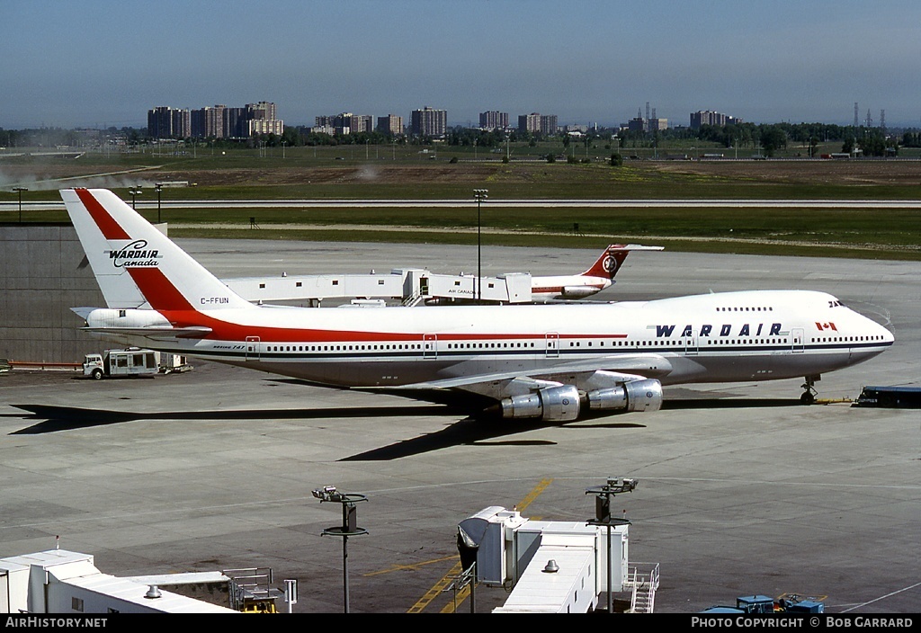 Aircraft Photo of C-FFUN | Boeing 747-124 | Wardair Canada | AirHistory.net #37943
