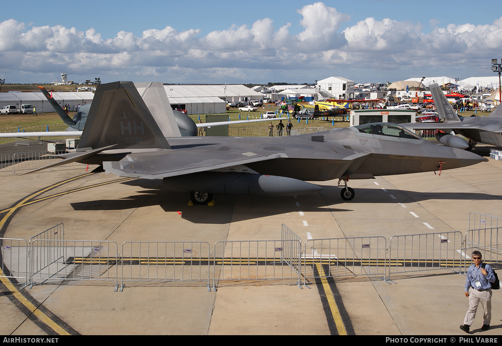 Aircraft Photo of 03-4051 / AF03-051 | Lockheed Martin F-22A Raptor | USA - Air Force | AirHistory.net #37961