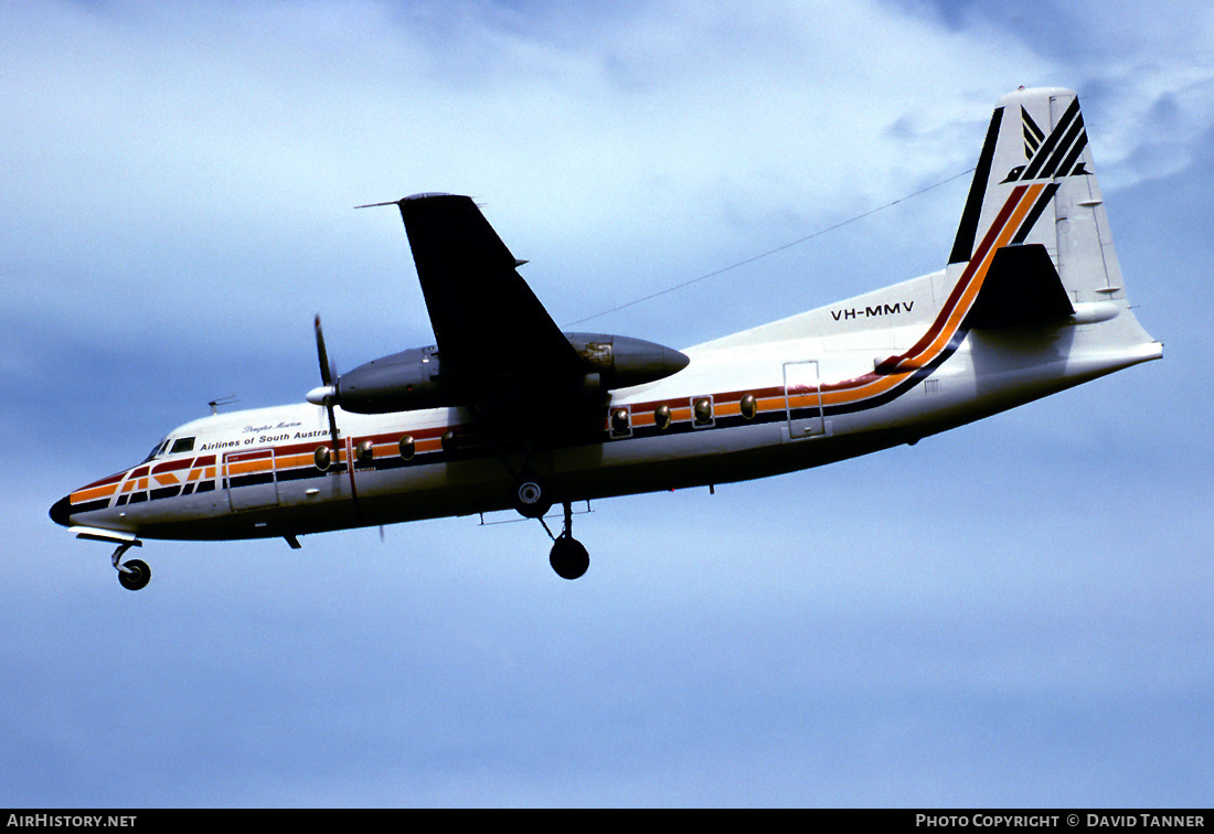 Aircraft Photo of VH-MMV | Fokker F27-200 Friendship | Airlines of South Australia - ASA | AirHistory.net #37968