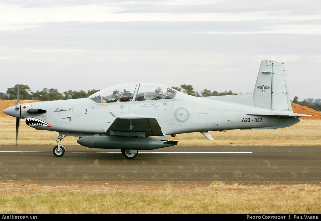 Aircraft Photo of A23-032 | Pilatus PC-9A | Australia - Air Force | AirHistory.net #37987