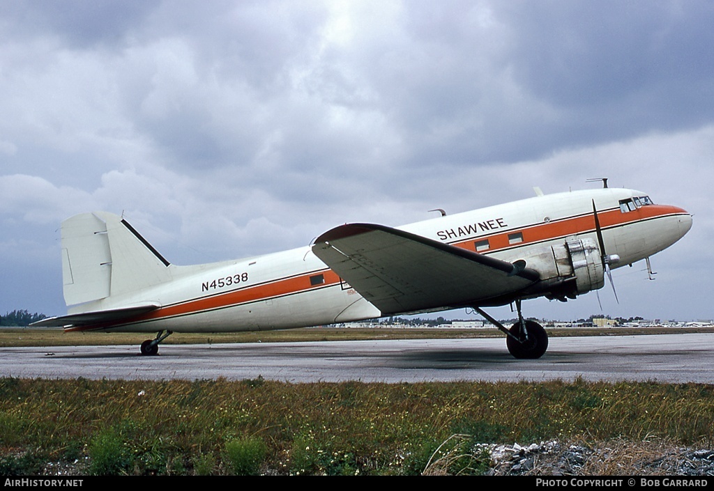 Aircraft Photo of N45338 | Douglas C-53D Skytrooper | Shawnee Airlines | AirHistory.net #38012