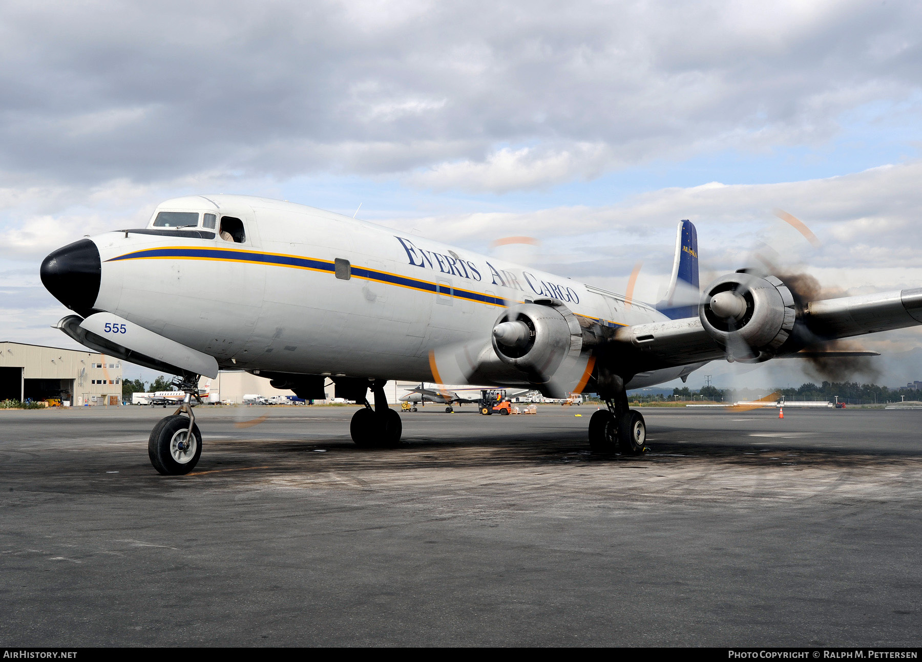 Aircraft Photo of N555SQ | Douglas DC-6B | Everts Air Cargo | AirHistory.net #38038