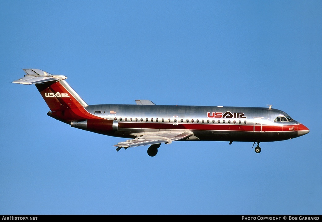 Aircraft Photo of N1112J | BAC 111-204AF One-Eleven | USAir | AirHistory.net #38047