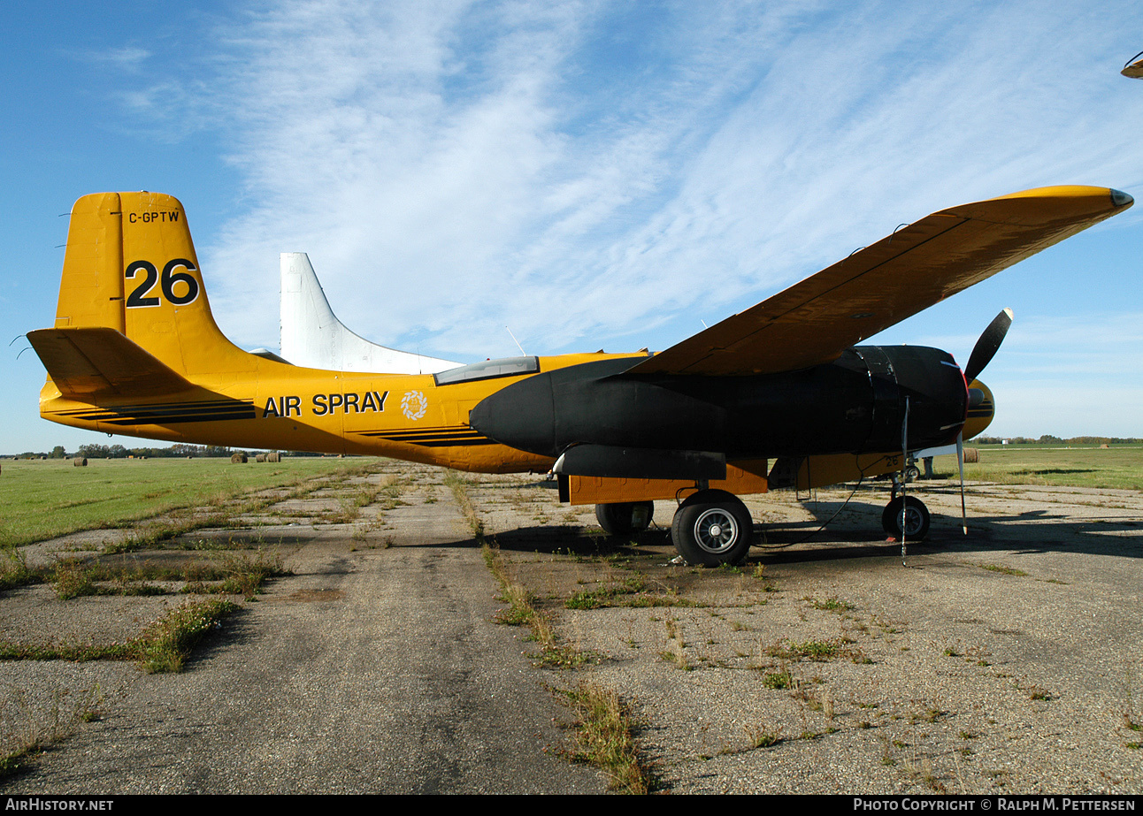 Aircraft Photo of C-GPTW | Douglas B-26/AT Invader | Air Spray | AirHistory.net #38049