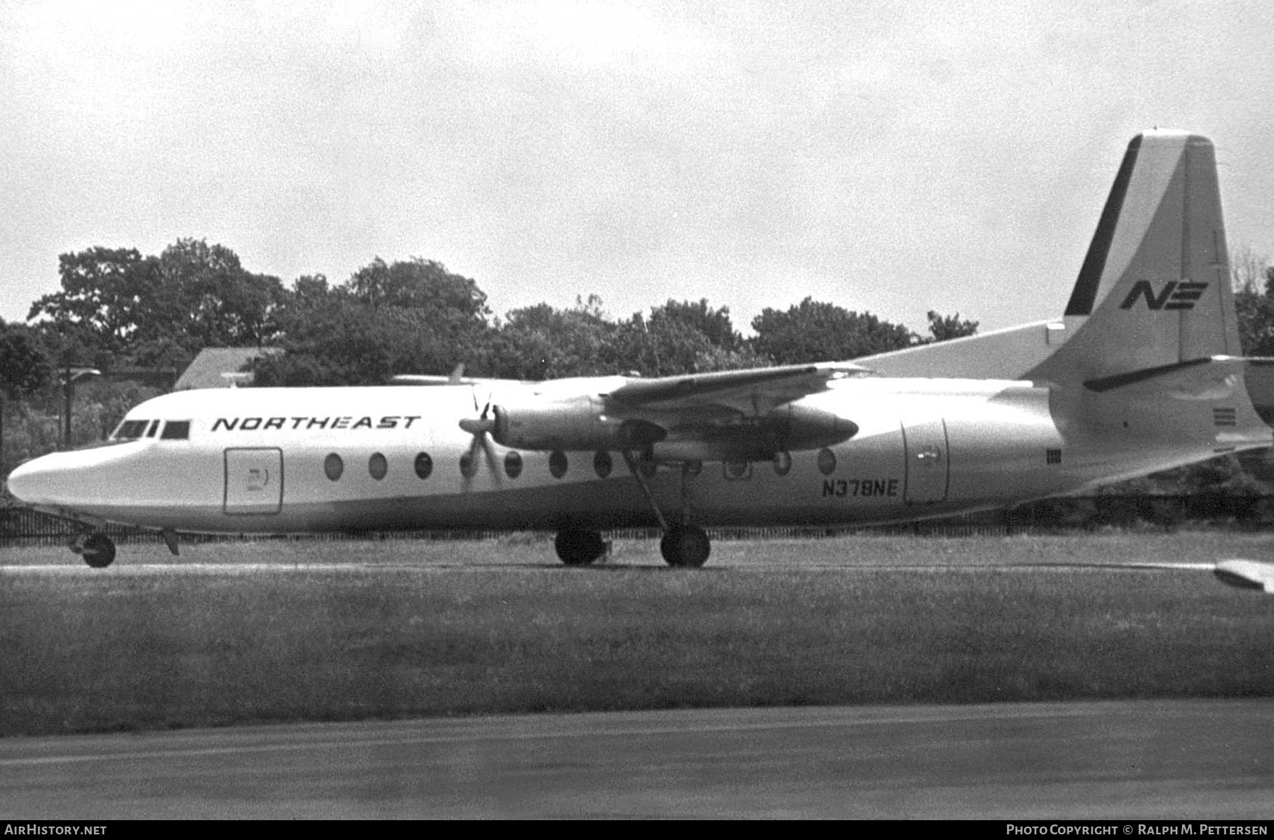 Aircraft Photo of N378NE | Fairchild Hiller FH-227C | Northeast Airlines | AirHistory.net #38108