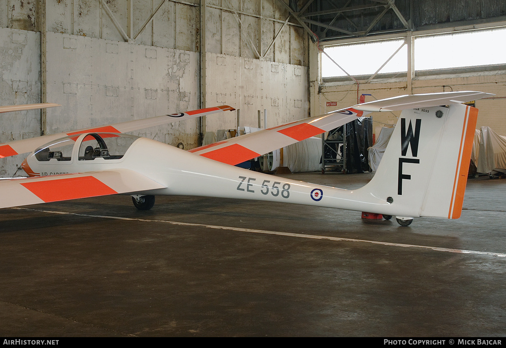 Aircraft Photo of ZE558 | Grob G-103A Viking TX1 | UK - Air Force | AirHistory.net #38121