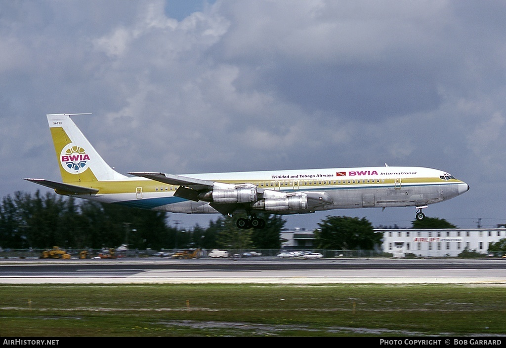 Aircraft Photo of 9Y-TEX | Boeing 707-321B | BWIA International - Trinidad and Tobago Airways | AirHistory.net #38127