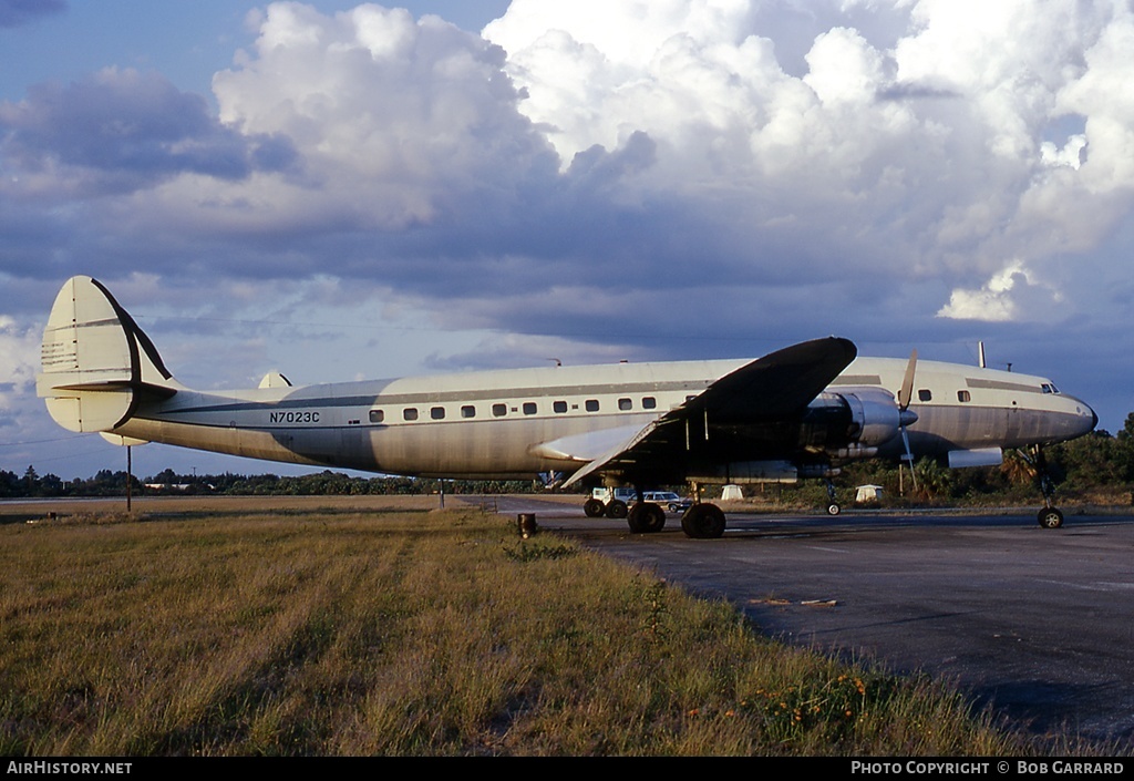 Aircraft Photo of N7023C | Lockheed L-1049H Super Constellation | AirHistory.net #38164