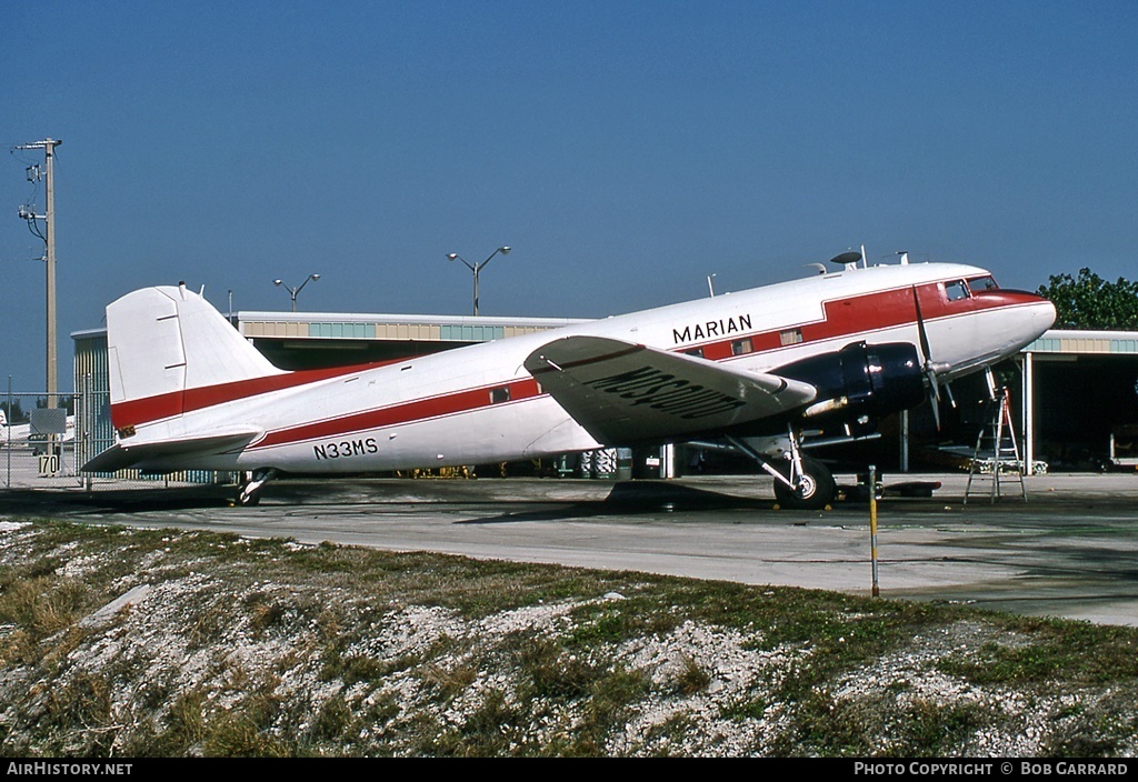 Aircraft Photo of N33MS | Douglas C-47A Skytrain | Marian Air Service | AirHistory.net #38219