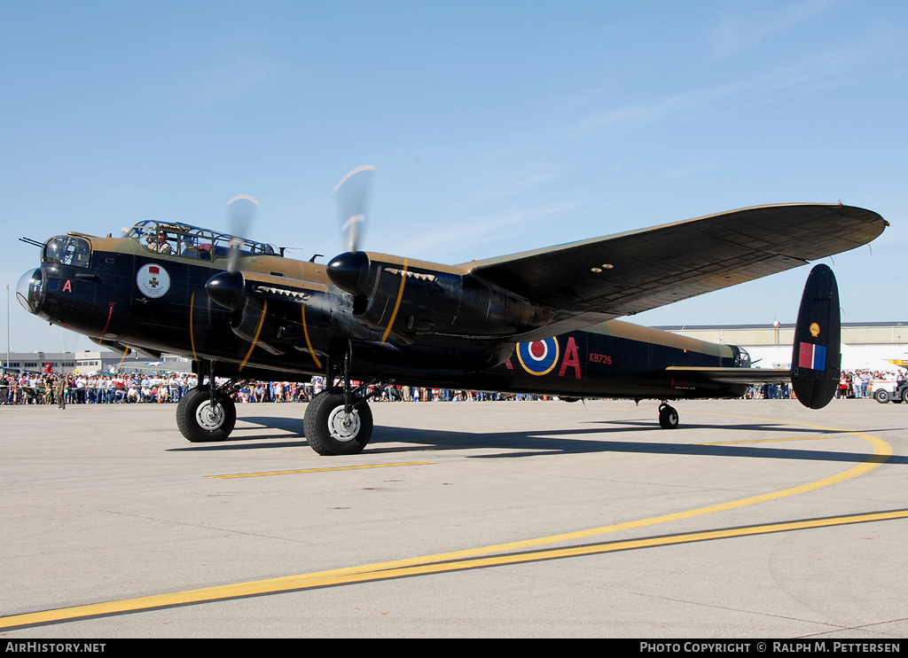 Aircraft Photo of C-GVRA / KB726 | Avro 683 Lancaster B10 | Canadian Warplane Heritage | UK - Air Force | AirHistory.net #38237