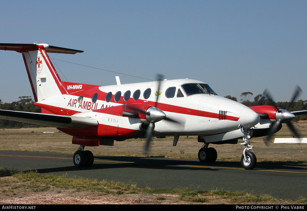 Aircraft Photo of VH-MWQ | Beech B200 Super King Air | Royal Flying Doctor Service - RFDS | AirHistory.net #38282