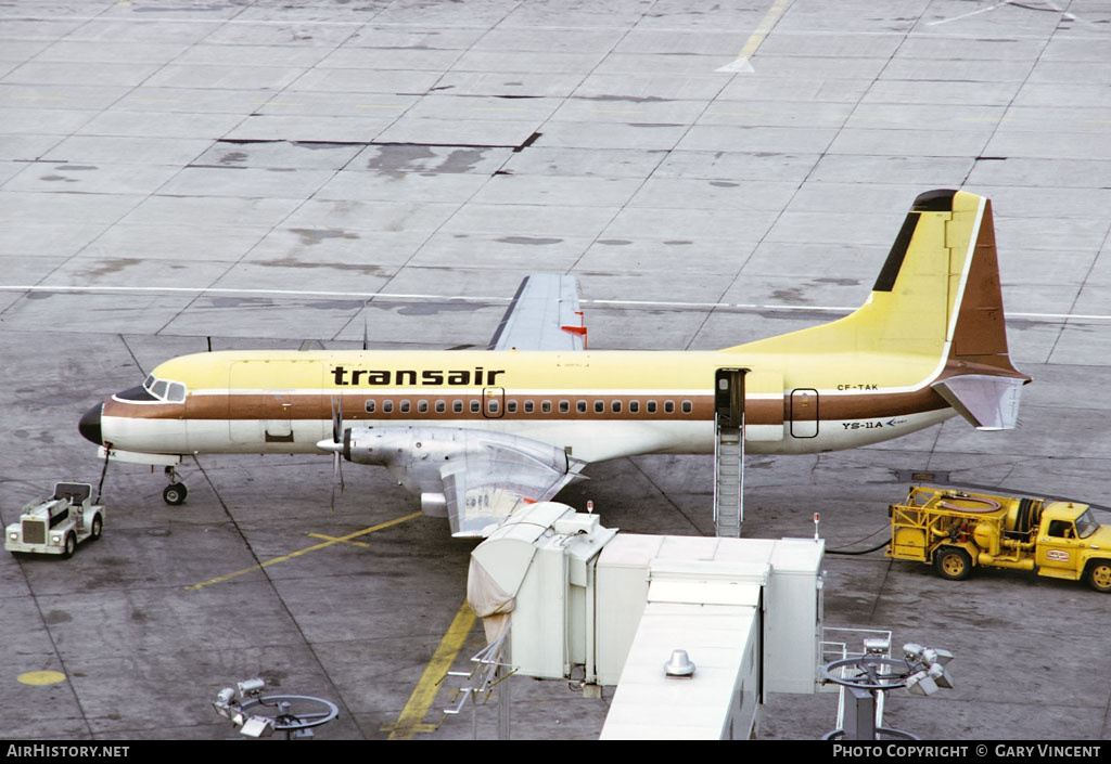 Aircraft Photo of CF-TAK | NAMC YS-11A-306 | Transair | AirHistory.net #38288