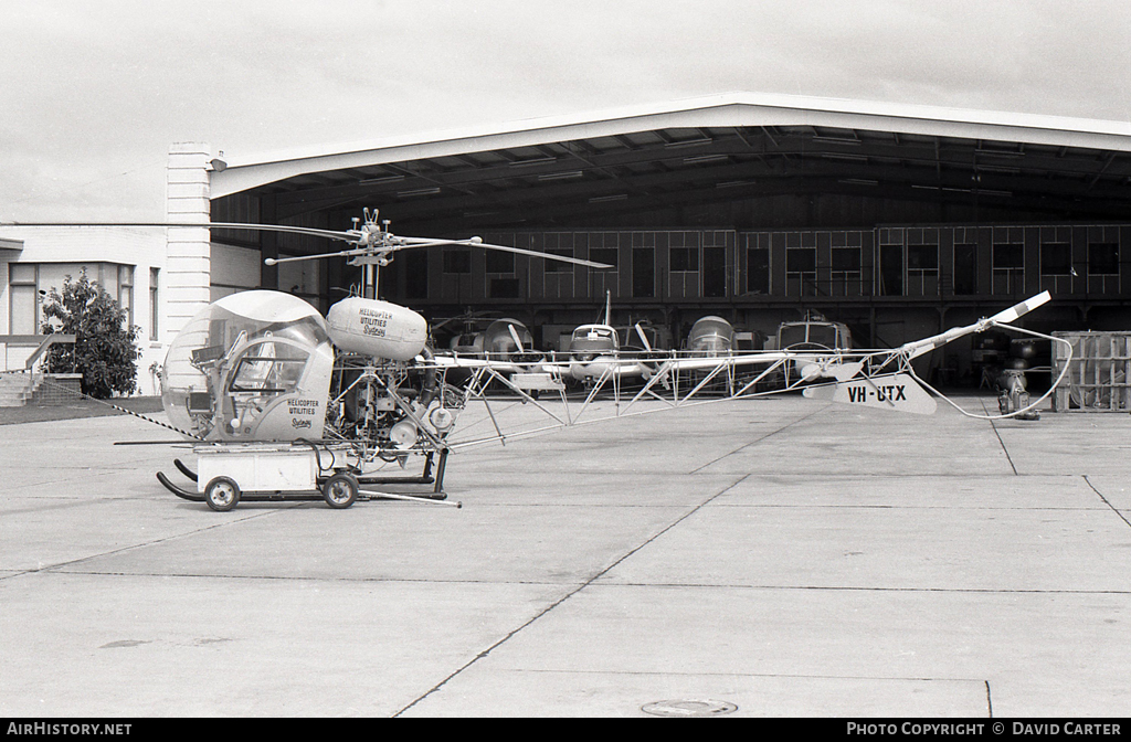 Aircraft Photo of VH-UTX | Bell 47G-3B-1 | Helicopter Utilities | AirHistory.net #38325