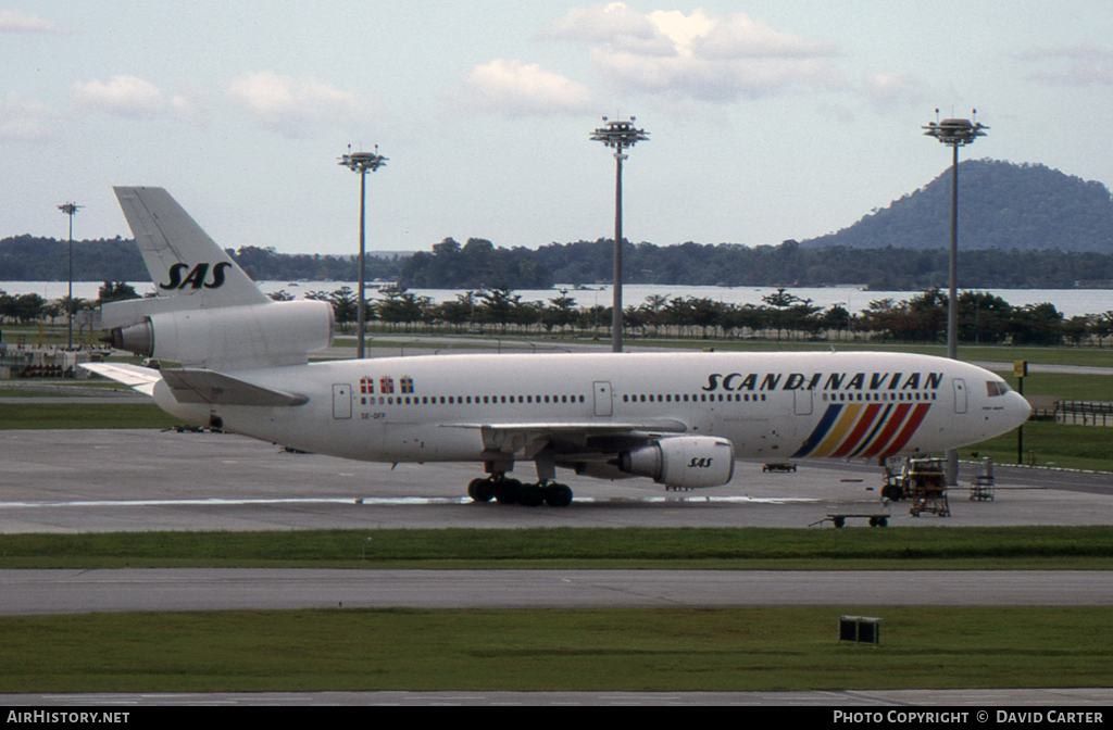 Aircraft Photo of SE-DFF | McDonnell Douglas DC-10-30 | Scandinavian Airlines - SAS | AirHistory.net #38329