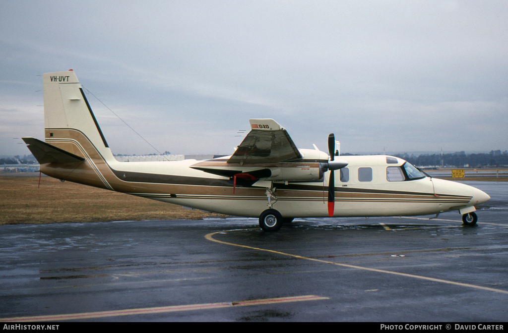Aircraft Photo of VH-UVT | Gulfstream Aerospace 690C Jetprop 840 | AirHistory.net #38332