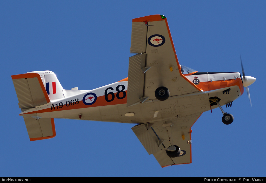Aircraft Photo of VH-CTV / A19-068 | New Zealand CT-4A Airtrainer | Australia - Air Force | AirHistory.net #38333