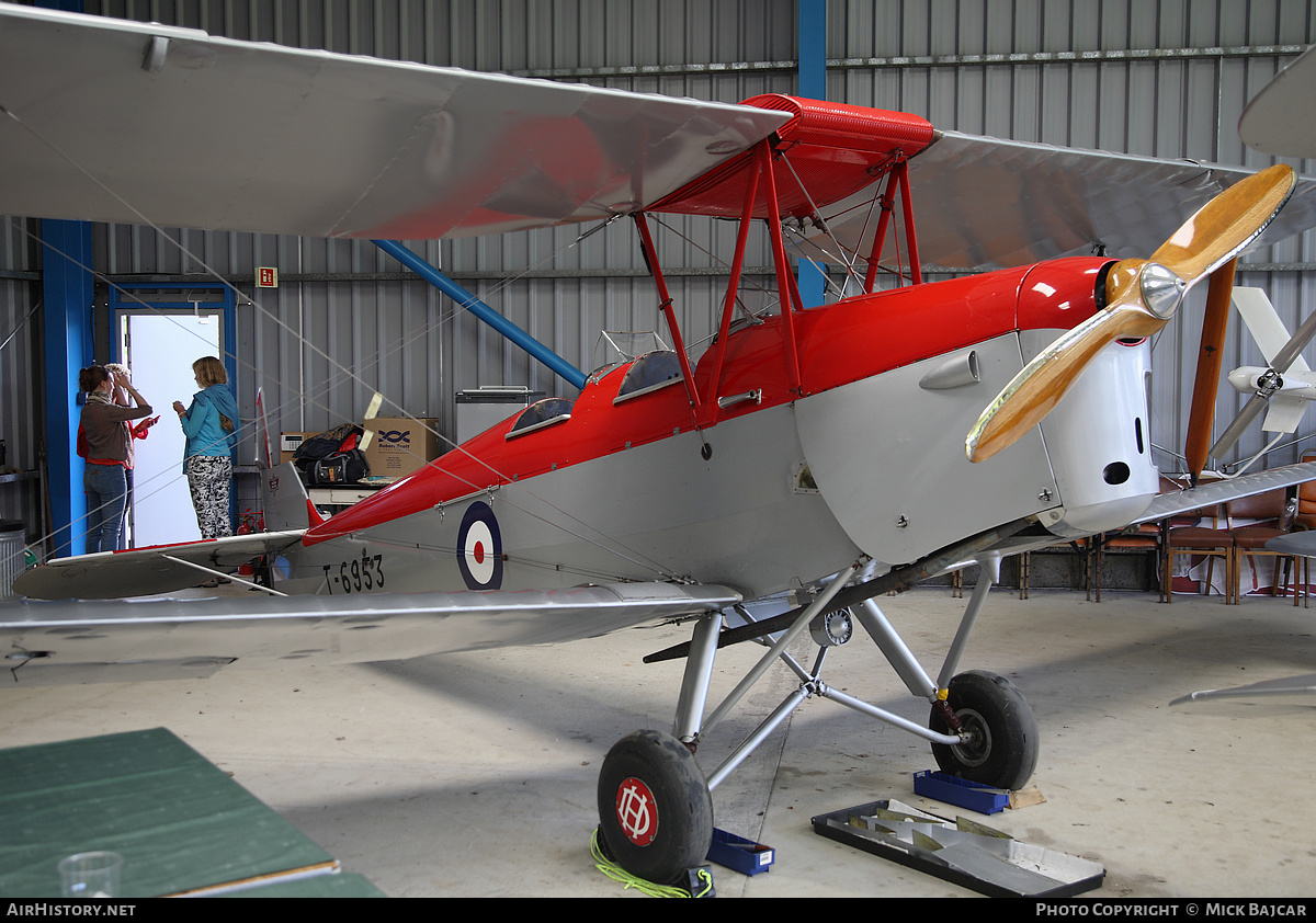 Aircraft Photo of G-ANNI / T6953 | De Havilland D.H. 82A Tiger Moth II | UK - Air Force | AirHistory.net #38338