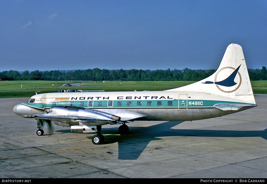 Aircraft Photo of N4811C | Convair 580 | North Central Airlines | AirHistory.net #38424