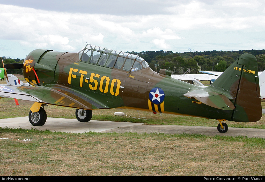 Aircraft Photo of VH-DGP | North American AT-6D Texan | USA - Air Force | AirHistory.net #38434