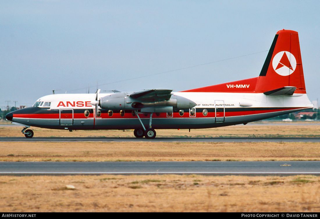 Aircraft Photo of VH-MMV | Fokker F27-200 Friendship | Ansett Airlines of South Australia | AirHistory.net #38439