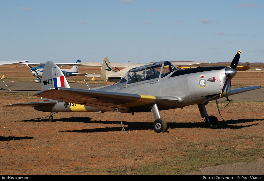 Aircraft Photo of VH-ZIZ / WP791 | De Havilland DHC-1 Chipmunk Mk22A | UK - Air Force | AirHistory.net #38445