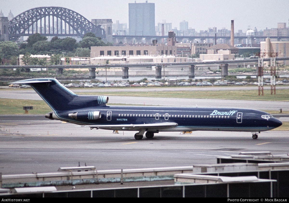 Aircraft Photo of N467BN | Boeing 727-227/Adv | Braniff International Airways | AirHistory.net #38456