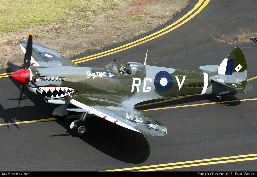 Aircraft Photo of VH-HET / A58-602 | Supermarine 359 Spitfire HF8C | Australia - Air Force | AirHistory.net #38472
