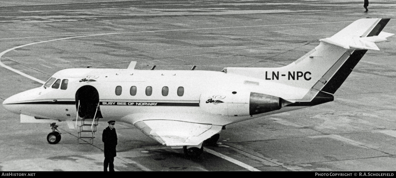Aircraft Photo of LN-NPC | Hawker Siddeley HS-125-3B | Busy Bee of Norway | AirHistory.net #38485
