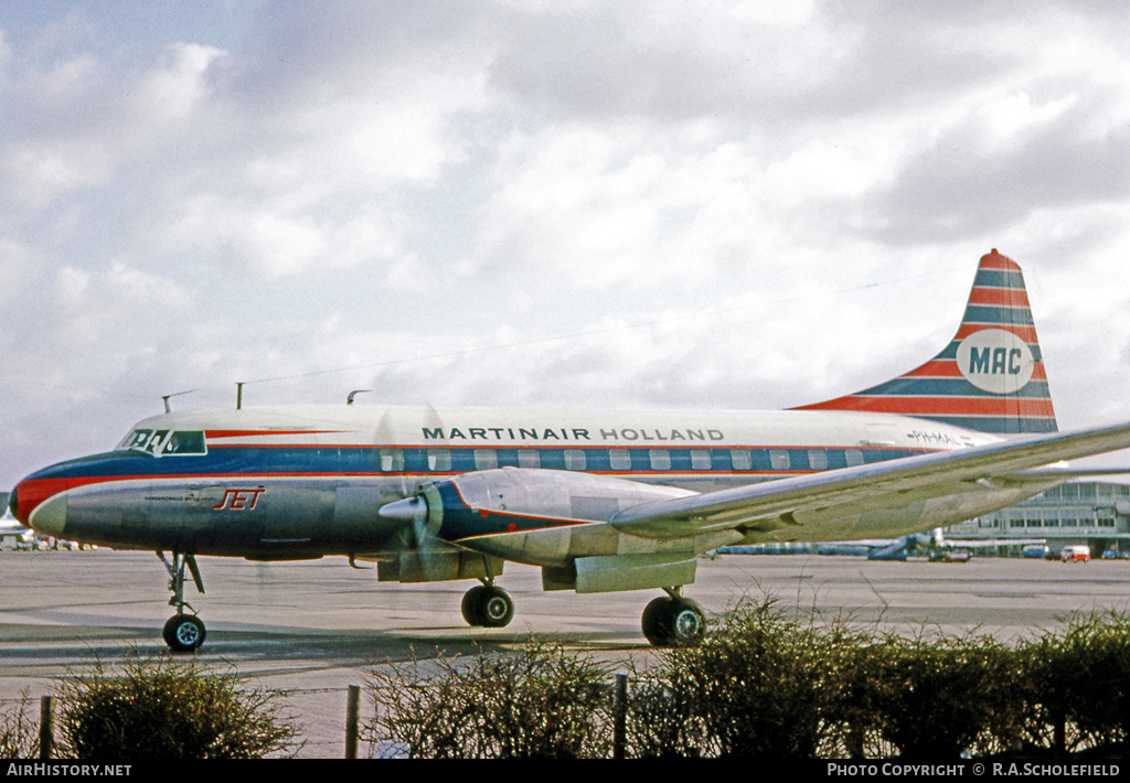 Aircraft Photo of PH-MAL | Convair 640 | Martinair Holland | AirHistory.net #38486