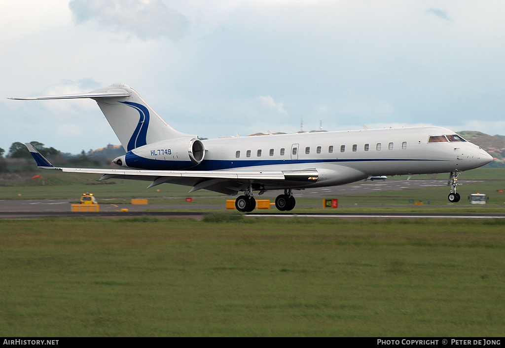 Aircraft Photo of HL7749 | Bombardier Global Express (BD-700-1A10) | AirHistory.net #38509