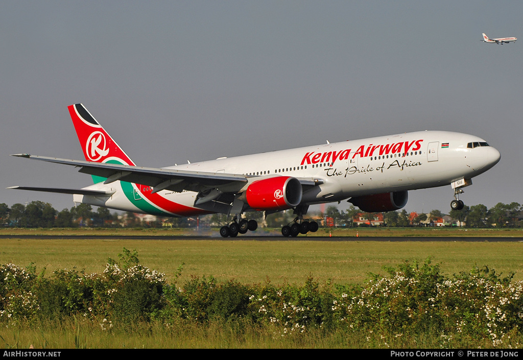Aircraft Photo of 5Y-KQU | Boeing 777-2U8/ER | Kenya Airways | AirHistory.net #38520