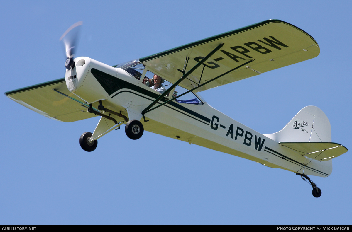 Aircraft Photo of G-APBW | Auster J Auster Mk5 Alpha | AirHistory.net #38558
