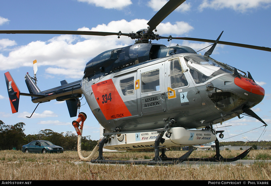 Aircraft Photo of VH-KHO | MBB-Kawasaki BK-117B-2 | Kestrel Aviation | AirHistory.net #38567