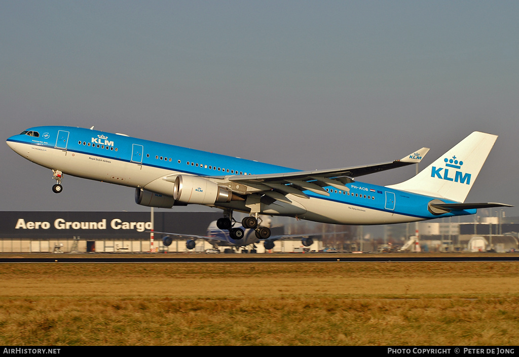 Aircraft Photo of PH-AOB | Airbus A330-203 | KLM - Royal Dutch Airlines | AirHistory.net #38570