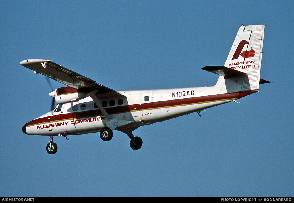 Aircraft Photo of N102AC | De Havilland Canada DHC-6-300 Twin Otter | Allegheny Commuter | AirHistory.net #38582