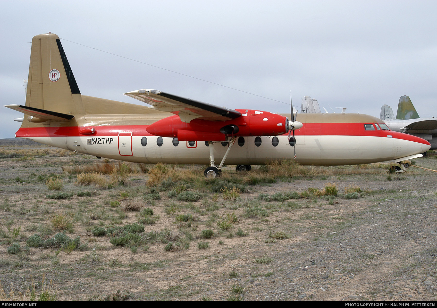 Aircraft Photo of N127HP | Fairchild F-27A | Hawkins & Powers Aviation | AirHistory.net #38633