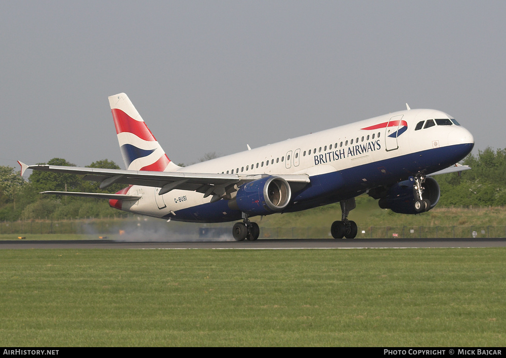 Aircraft Photo of G-BUSI | Airbus A320-211 | British Airways | AirHistory.net #38654