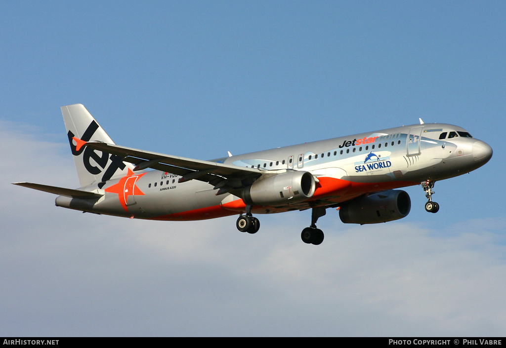 Aircraft Photo of VH-VQQ | Airbus A320-232 | Jetstar Airways | AirHistory.net #38658