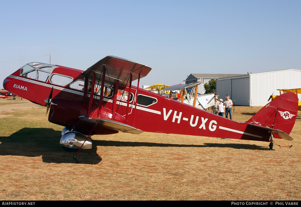 Aircraft Photo of VH-UXG | De Havilland D.H. 84 Dragon 2 | APL - Aircrafts Pty Ltd | AirHistory.net #38673