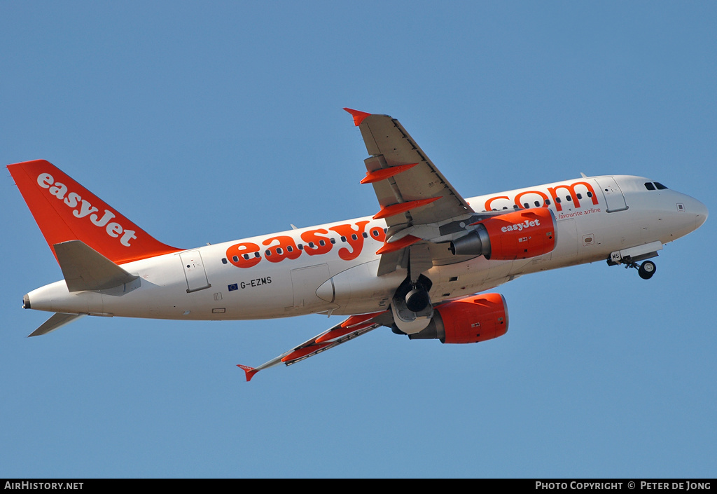Aircraft Photo of G-EZMS | Airbus A319-111 | EasyJet | AirHistory.net #38705