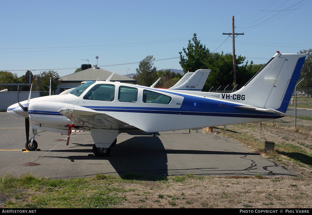 Aircraft Photo of VH-CBG | Beech B55 Baron (95-B55) | AirHistory.net
