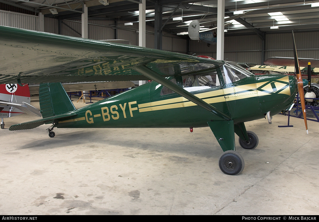 Aircraft Photo of G-BSYF | Luscombe 8E Silvaire Deluxe | AirHistory.net #38738