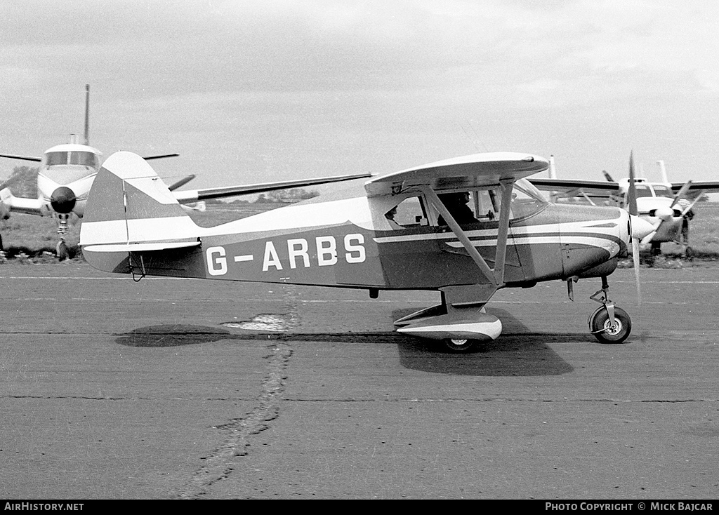Aircraft Photo of G-ARBS | Piper PA-22-160 Tri-Pacer | AirHistory.net #38767