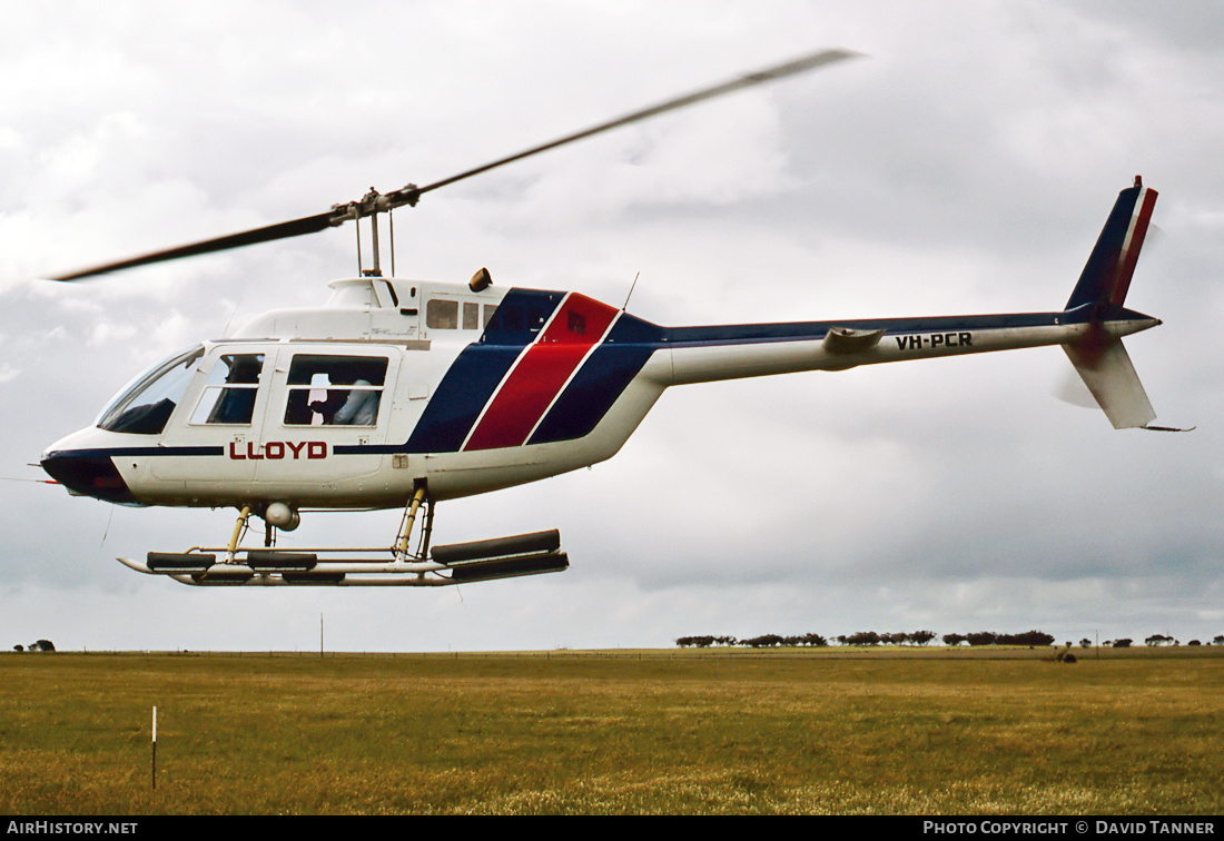 Aircraft Photo of VH-PCR | Bell 206B-3 JetRanger III | Lloyd Helicopters | AirHistory.net #38775