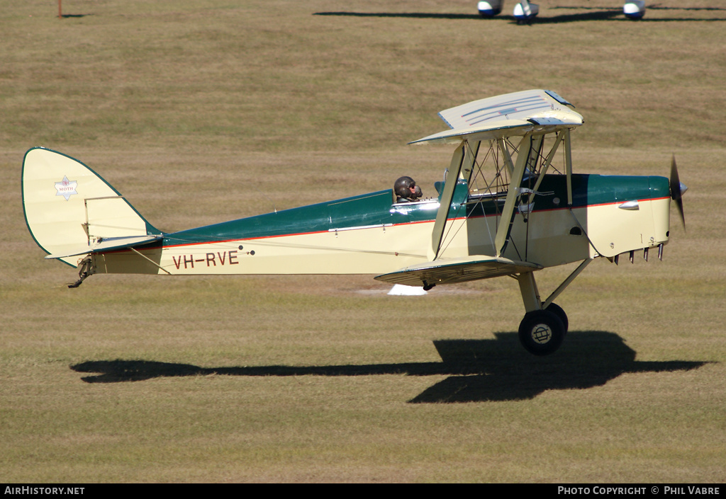 Aircraft Photo of VH-RVE | De Havilland D.H. 82A Tiger Moth | AirHistory.net #38783