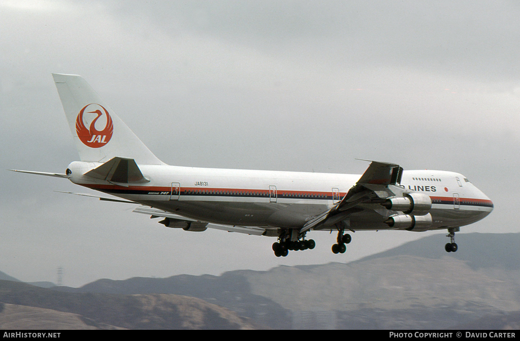 Aircraft Photo of JA8131 | Boeing 747-246B | Japan Air Lines - JAL | AirHistory.net #38792