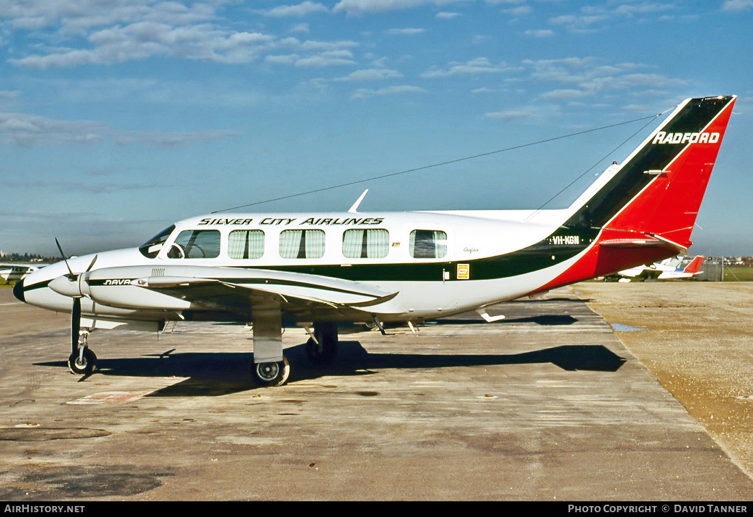 Aircraft Photo of VH-KGN | Piper PA-31-350 Navajo Chieftain | Radford Silver City Airlines | AirHistory.net #38808